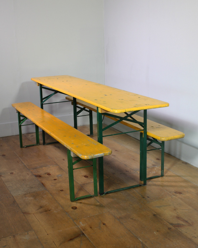 German Beer Garden Festival Tables And Benches Octoberfest