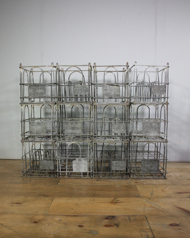 Metal Milk Crates