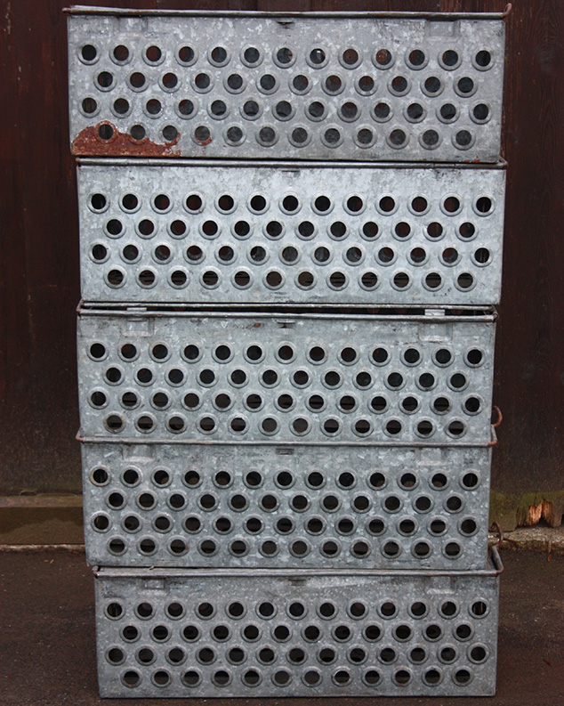 Metal Holed Crates