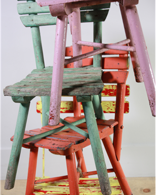 lkids coloured chairs