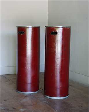 red cylinder