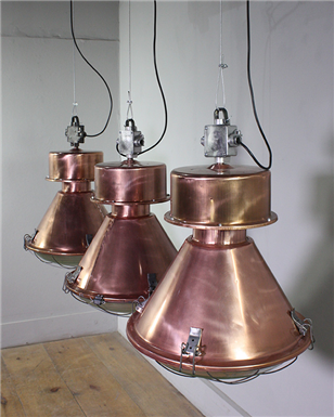 Copper Plated Industrial Pendants