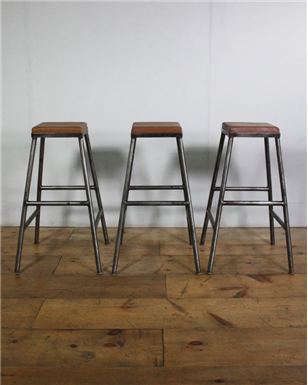 New  High Metal Bar Stools.