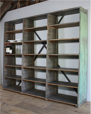 industrial shelves