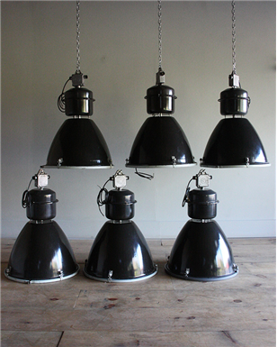 Czech Industrial Factory Lights