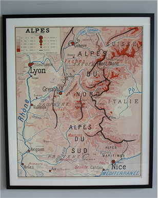 alpes map