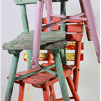 Children's Coloured Wooden Chairs