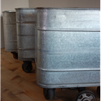 Galvanised Wheeled Carts