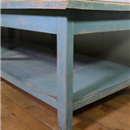 Blue 3 Metre Wooden Table