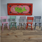 Children's Coloured Wooden Chairs