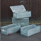 Metal Holed Crates