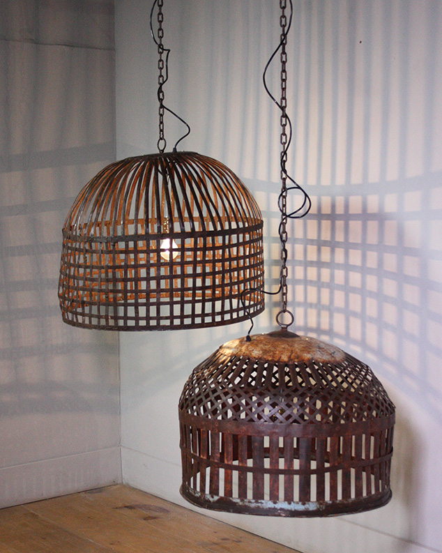 Indian Metal Caged Lights