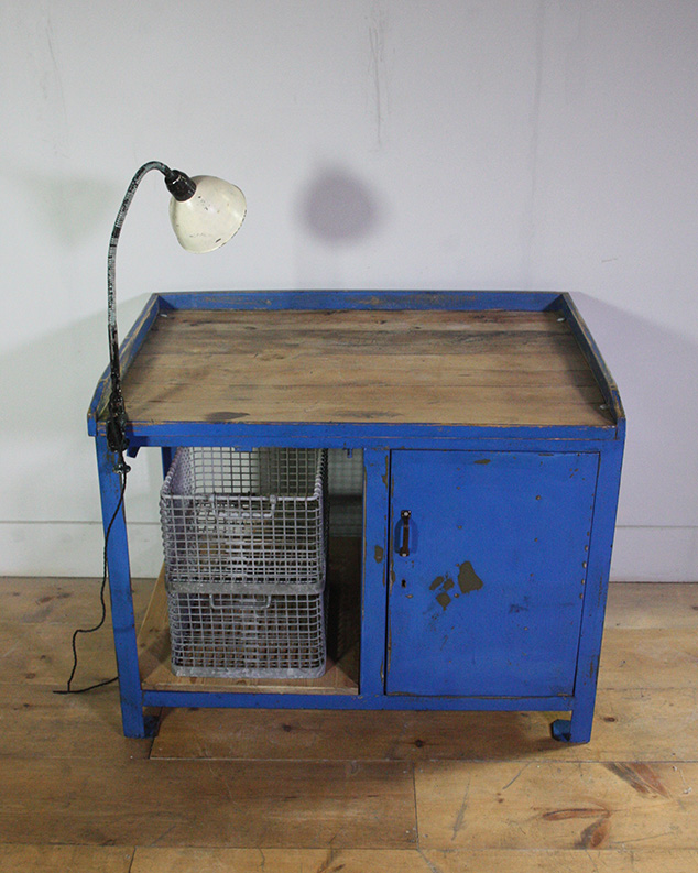 Blue Industrial Cabinet