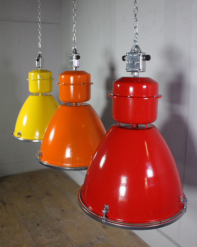 Coloured Czech Industrial Lights