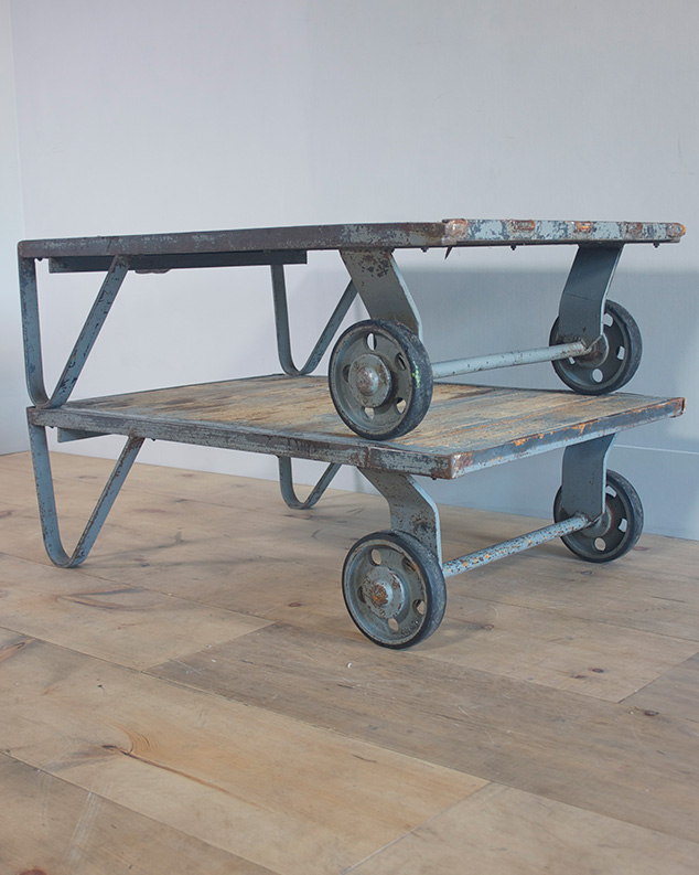 grey trolley Table