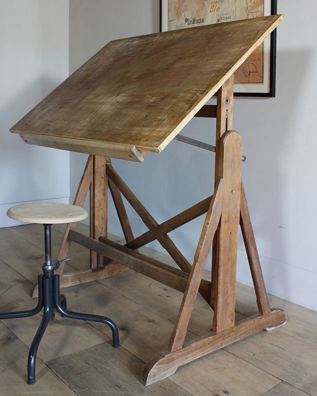 wooden architect table