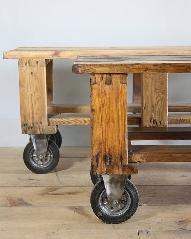 Wooden Trolley Table