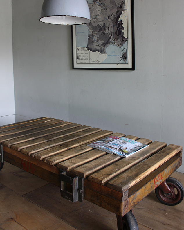 Industrial Trolley Table 