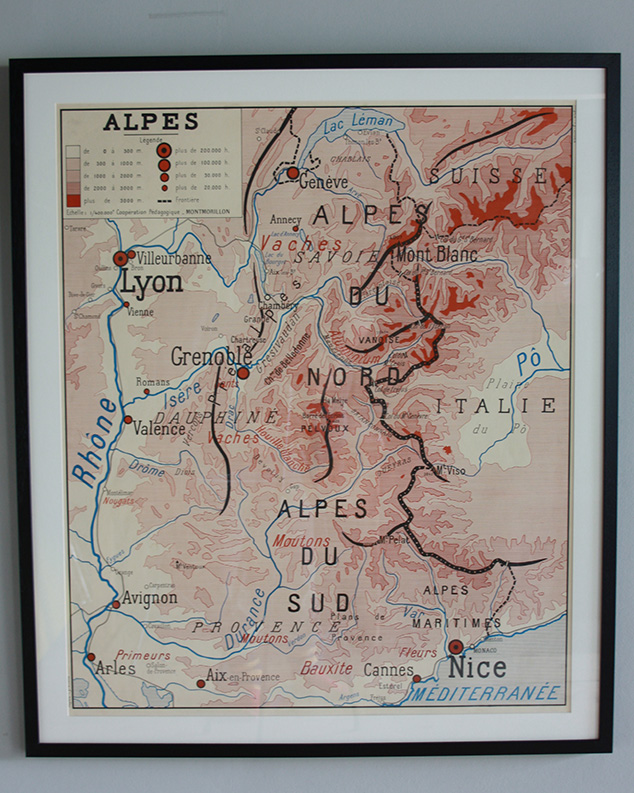 alpes map