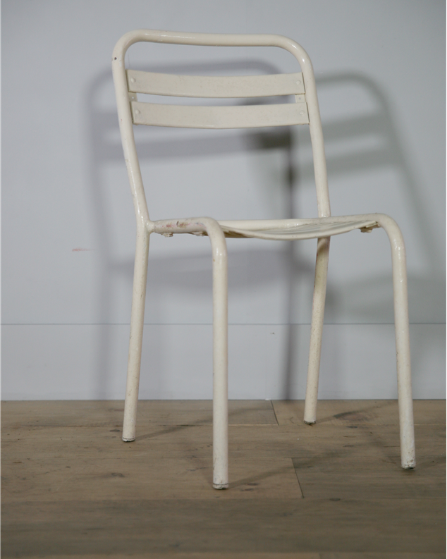 white bistro chairs