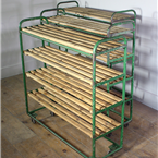 Green Shelving Trolley