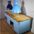 Large Light Blue Workbench