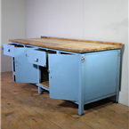 Large Light Blue Workbench