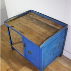 Blue Industrial Cabinet