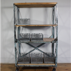 Blue Industrial Shelving