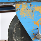 Blue Pallet Trolley Tables