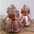 Copper Plated Industrial Pendants