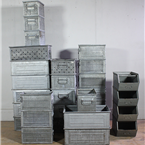 Metal Stacking Crates