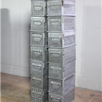 Metal Stacking Crates