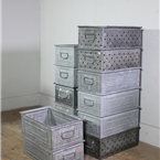 Metal Stacking Crates