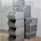 Metal Stacking Crates