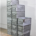 Metal Stacking Crates