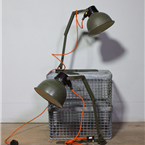 Czech Army Table Lamps