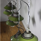 Small Czech Green Pendant Lights