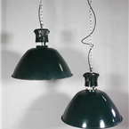 French Green Pendant lights 