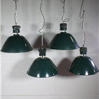 French Green Pendant lights 