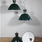 French Green Pendant lights 