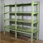 Light Green Wooden Shelving Unit