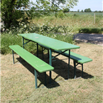 Green- German Table and Bench Sets - Oktoberfest (220cm) 