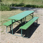Green- German Table and Bench Sets - Oktoberfest (220cm)