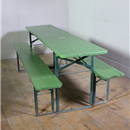 Green- German Table and Bench Sets - Oktoberfest (220cm) 