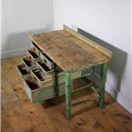 Green Multi Drawer Workbench