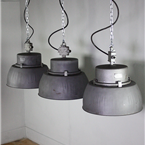 Grey Metal Industrial lights