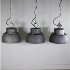 Grey Metal Industrial lights