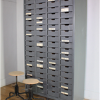 Grey Multi Drawer Units