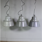 Industrial Grey Lights with Glass Shades